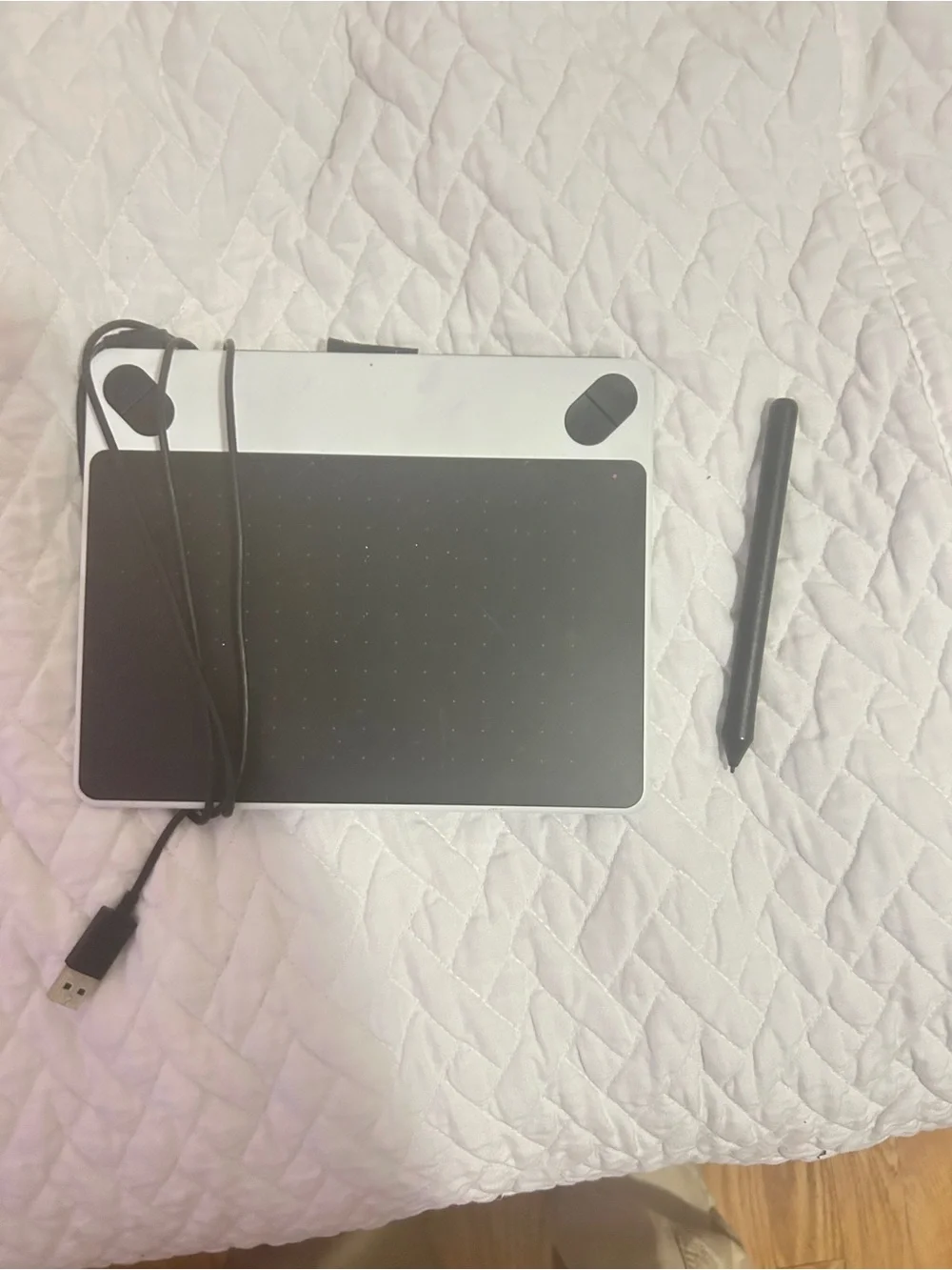 Wacom White Tablet with Stylus for Computer animation